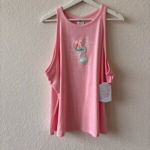Disney Little Mermaid pink tank top plus size 2X NWT